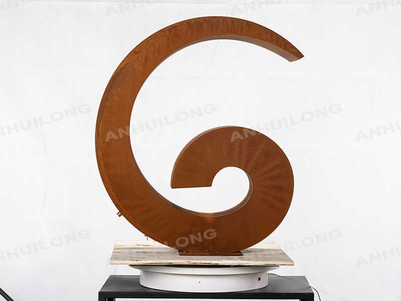 <h3>Large Round Plate Corten Steel Water Fountain - You Fine </h3>
