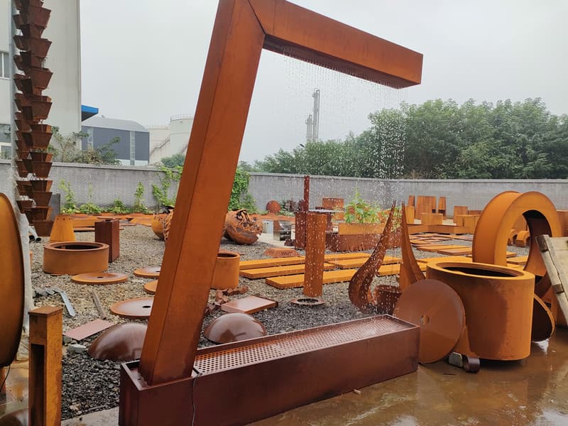 Corten Steel Water Features in Public Spaces: Inspiring Creativity and Engagement