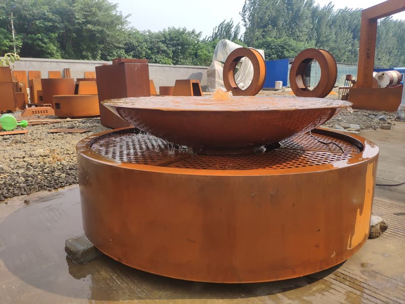 What is the Easiest Corten Steel Water Feature to Maintain?