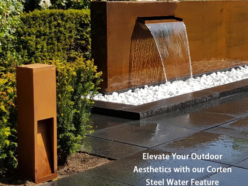 13 Corten Steel Water Features ideas